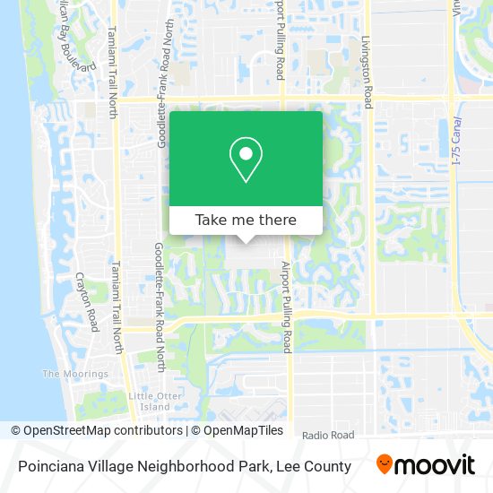 Poinciana Village Neighborhood Park map