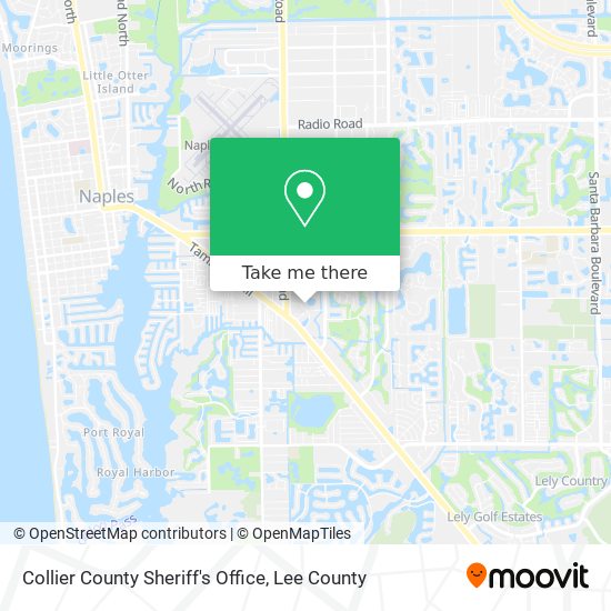 Collier County Sheriff's Office map