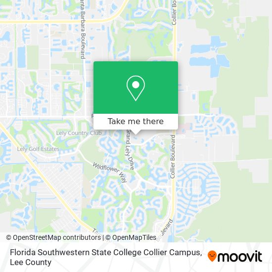 Mapa de Florida Southwestern State College Collier Campus