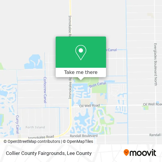 Collier County Fairgrounds map
