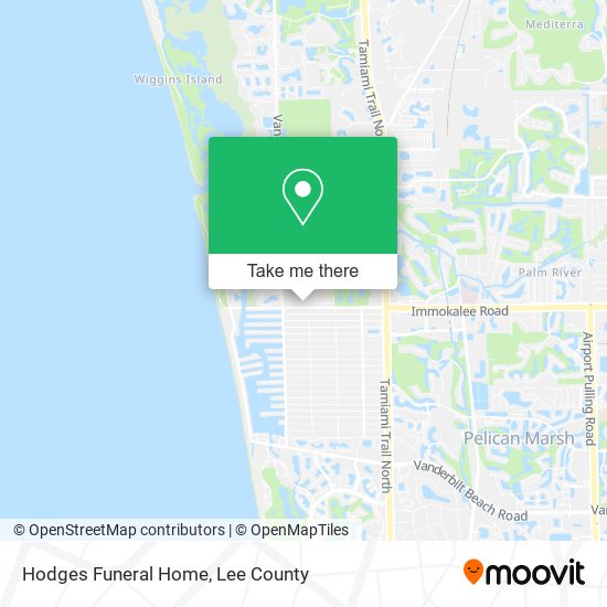 Mapa de Hodges Funeral Home