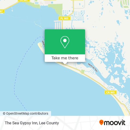 The Sea Gypsy Inn map