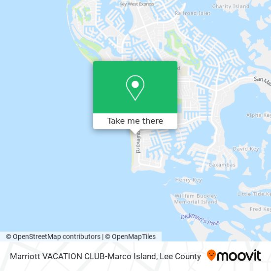 Marriott VACATION CLUB-Marco Island map
