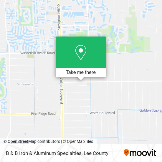 B & B Iron & Aluminum Specialties map