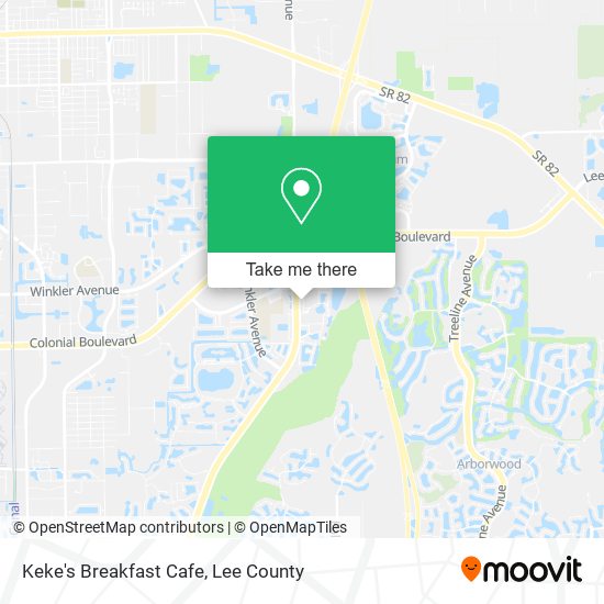 Mapa de Keke's Breakfast Cafe