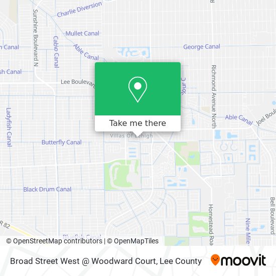 Broad Street West @ Woodward Court map