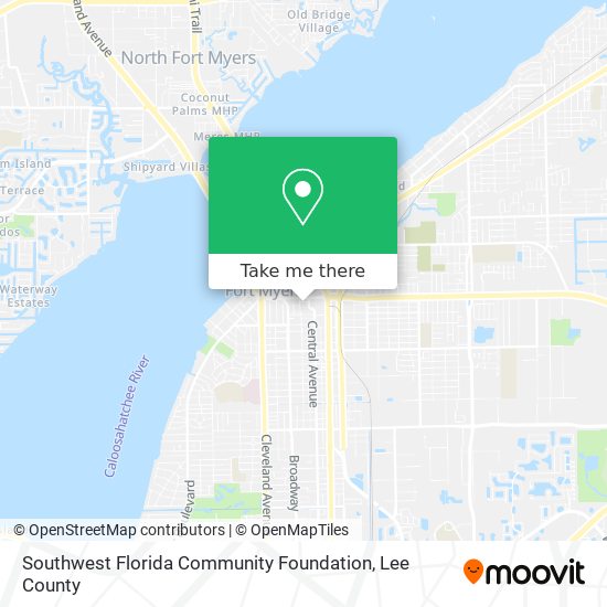 Mapa de Southwest Florida Community Foundation