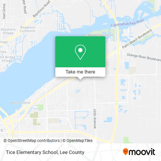 Tice Elementary School map