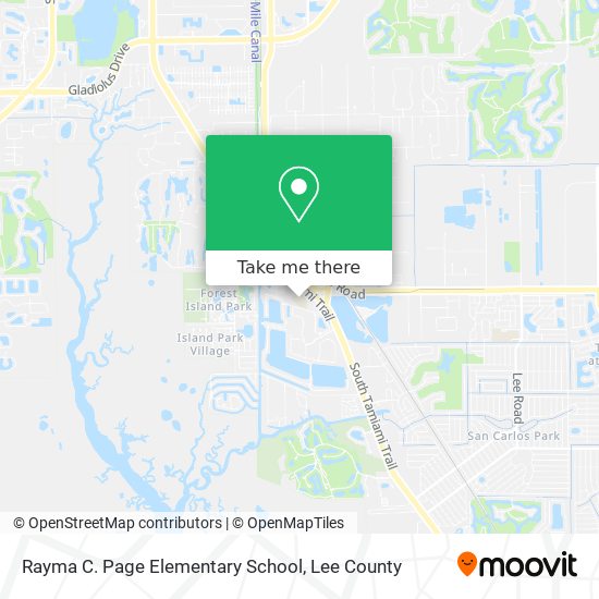 Rayma C. Page Elementary School map