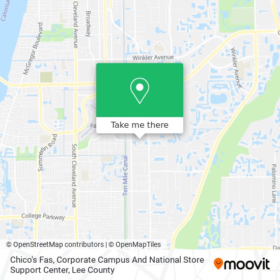 Chico's Fas, Corporate Campus And National Store Support Center map