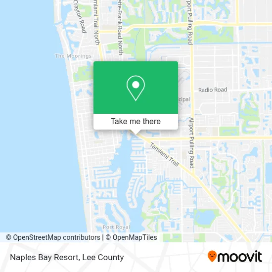 Naples Bay Resort map