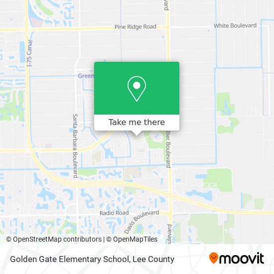 Golden Gate Elementary School map
