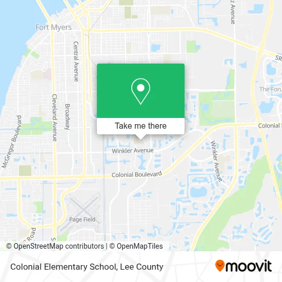Colonial Elementary School map