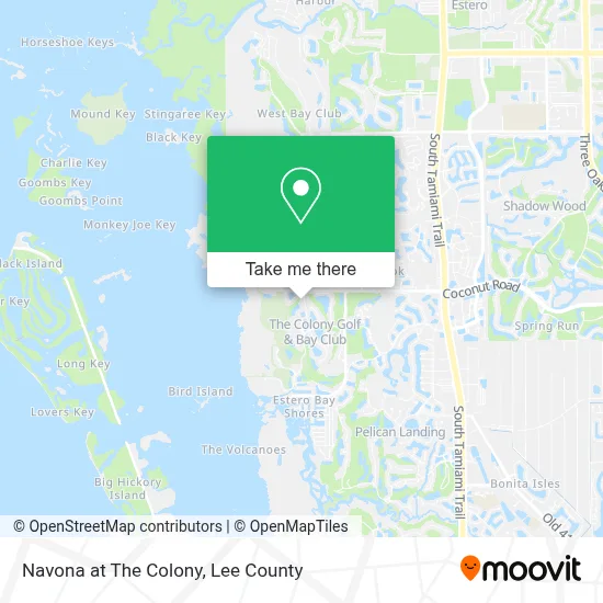 Navona at The Colony map