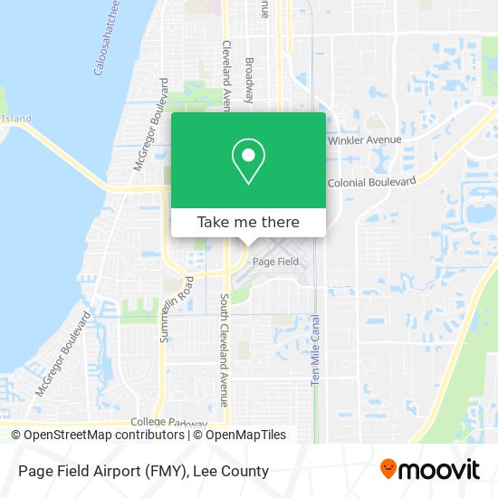 Mapa de Page Field Airport (FMY)