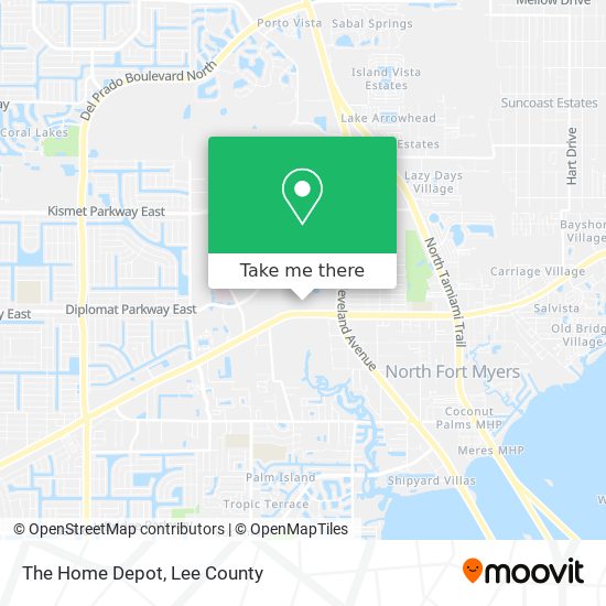 How to get to The Home Depot in North Fort Myers by Bus?