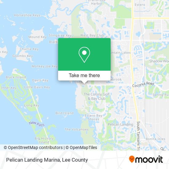 Pelican Landing Marina map