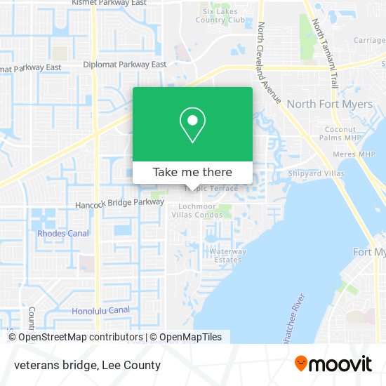 Mapa de veterans bridge