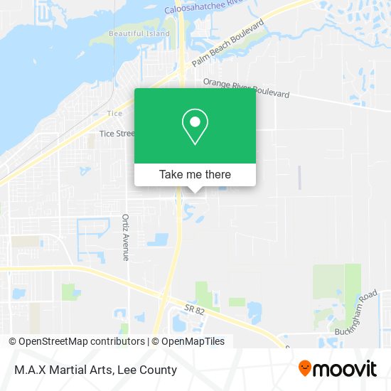 M.A.X Martial Arts map