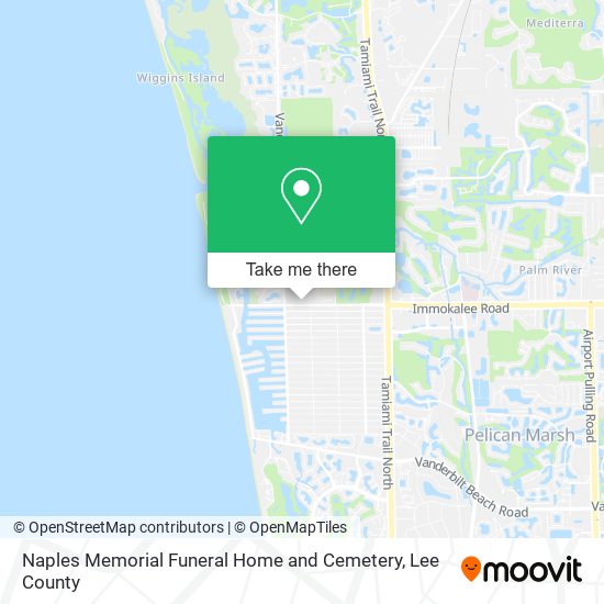 Mapa de Naples Memorial Funeral Home and Cemetery