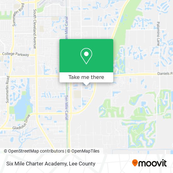 Six Mile Charter Academy map