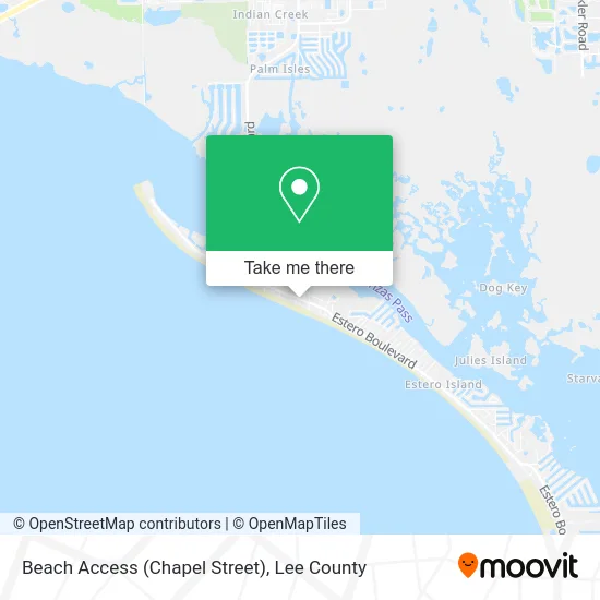 Beach Access (Chapel Street) map