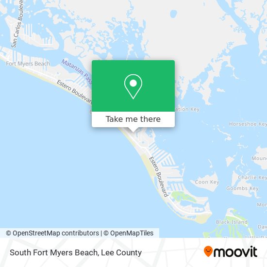 South Fort Myers Beach map