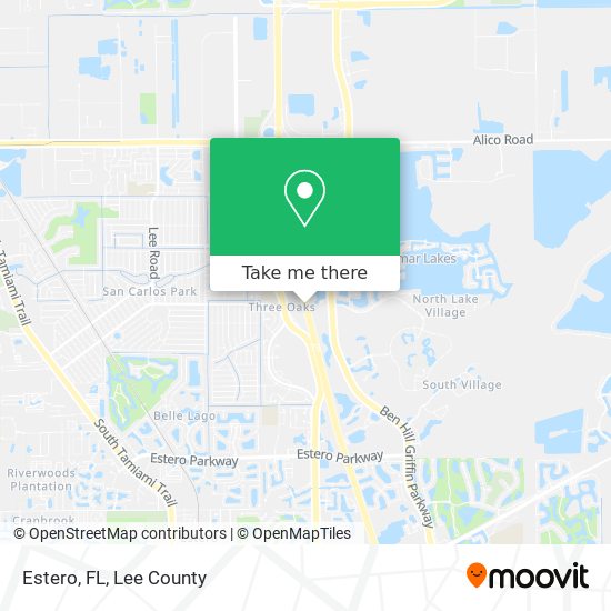 Mapa de Estero, FL