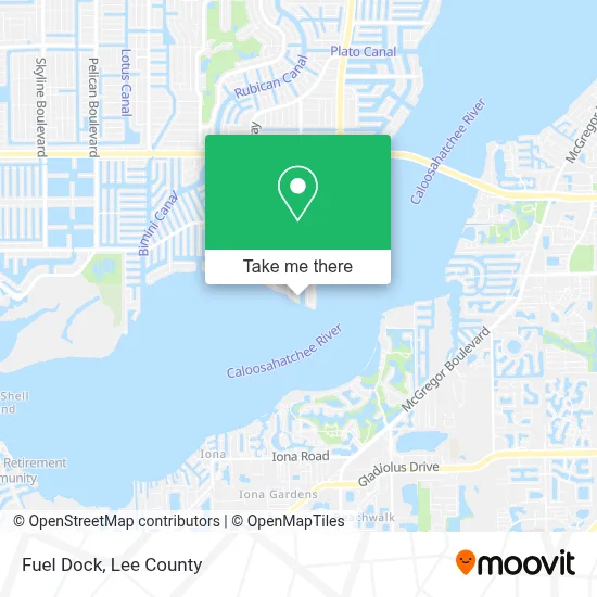 Fuel Dock map