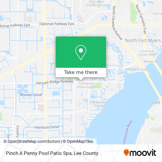 Pinch A Penny Pool Patio Spa map