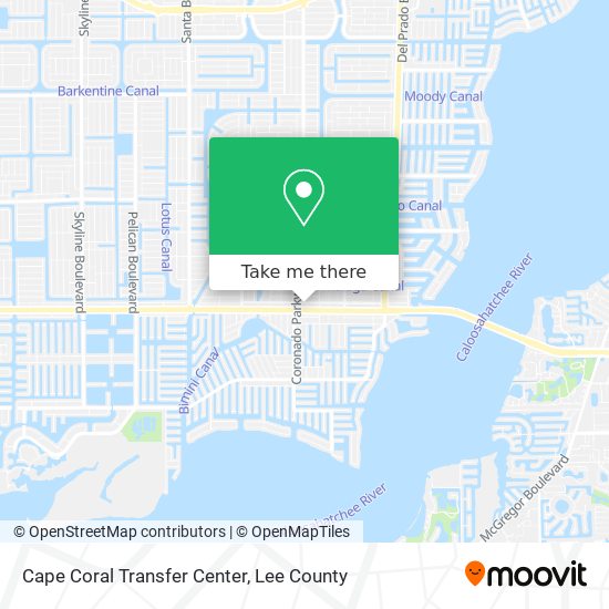 Mapa de Cape Coral Transfer Center