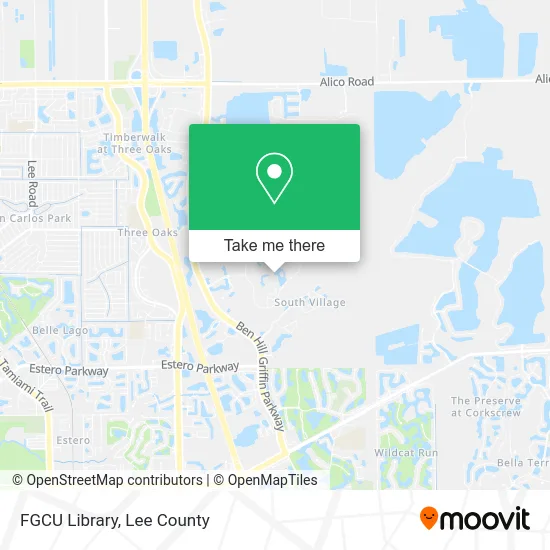 FGCU Library map