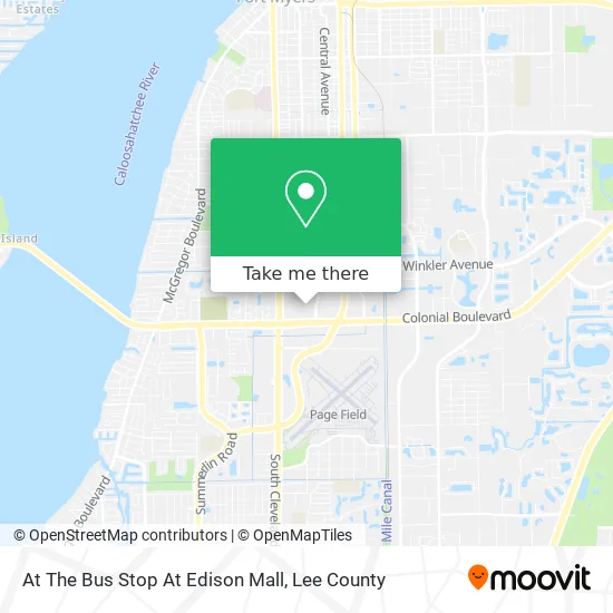 At The Bus Stop At Edison Mall map