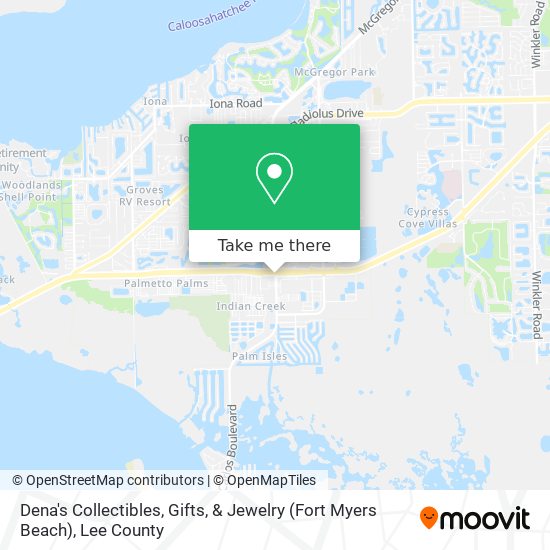 Dena's Collectibles, Gifts, & Jewelry (Fort Myers Beach) map
