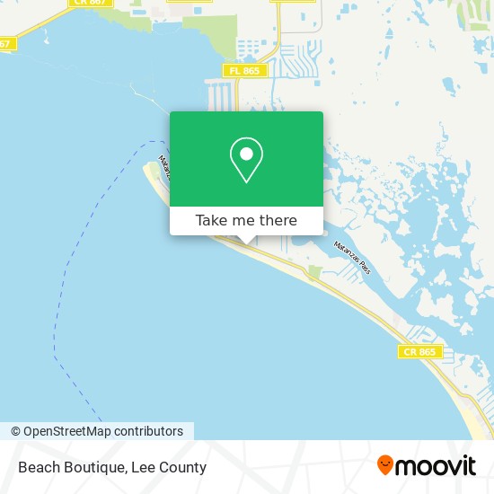 Mapa de Beach Boutique