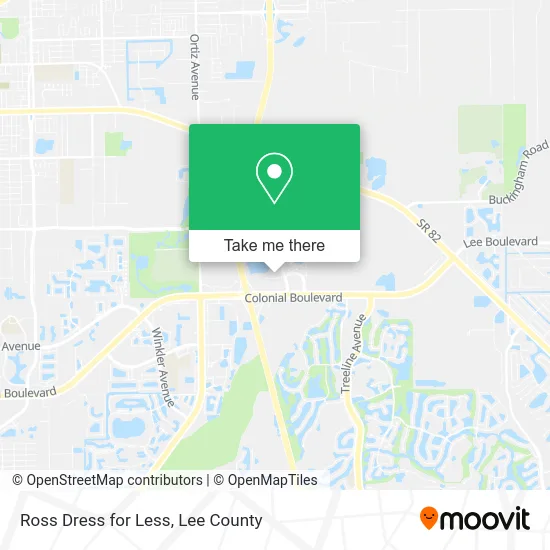 Ross Dress for Less map