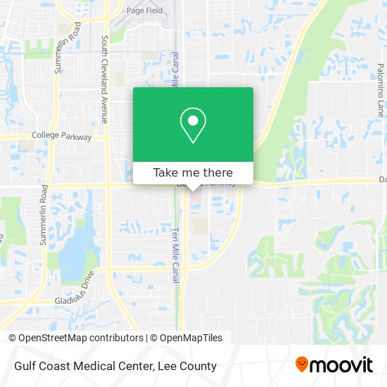 Mapa de Gulf Coast Medical Center