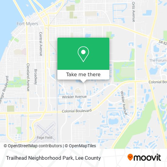 Trailhead Neighborhood Park map
