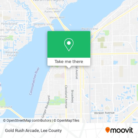 Mapa de Gold Rush Arcade