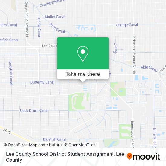 How to get to Lee County School District Student Assignment in Lehigh Acres  by Bus?