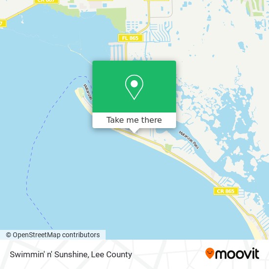 Swimmin' n' Sunshine map