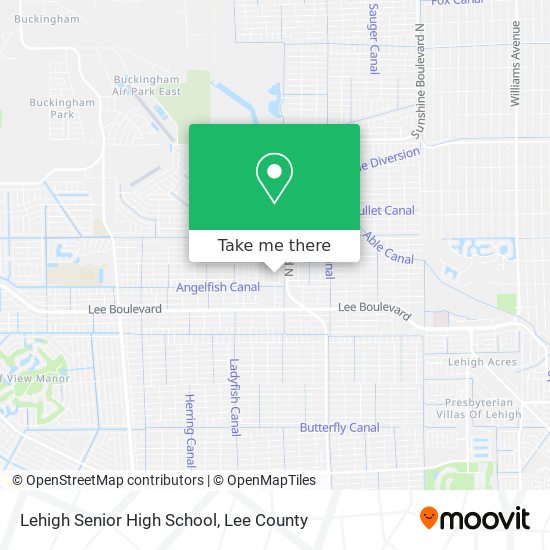 Lehigh Senior High School map