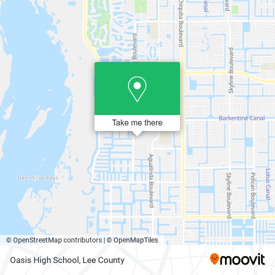 Mapa de Oasis High School