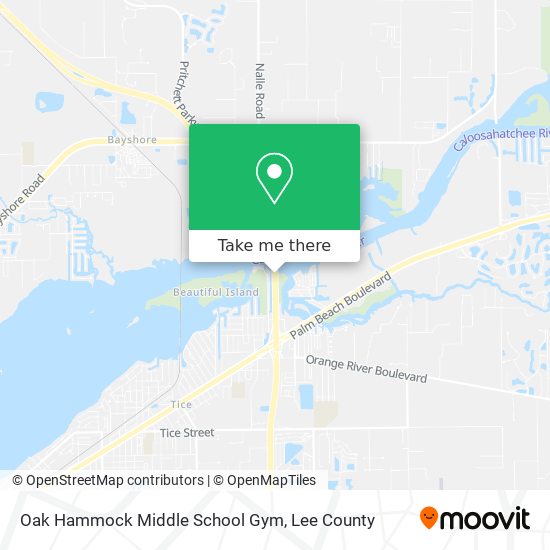Mapa de Oak Hammock Middle School Gym