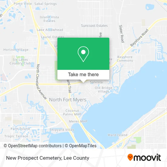 New Prospect Cemetery map