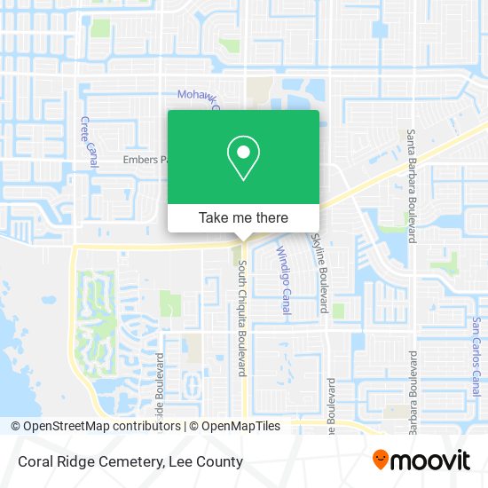 Coral Ridge Cemetery map