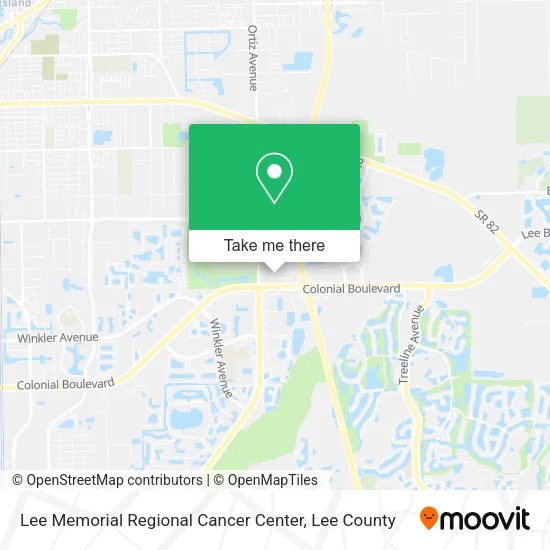 Lee Memorial Regional Cancer Center map