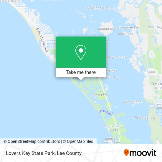 Mapa de Lovers Key State Park