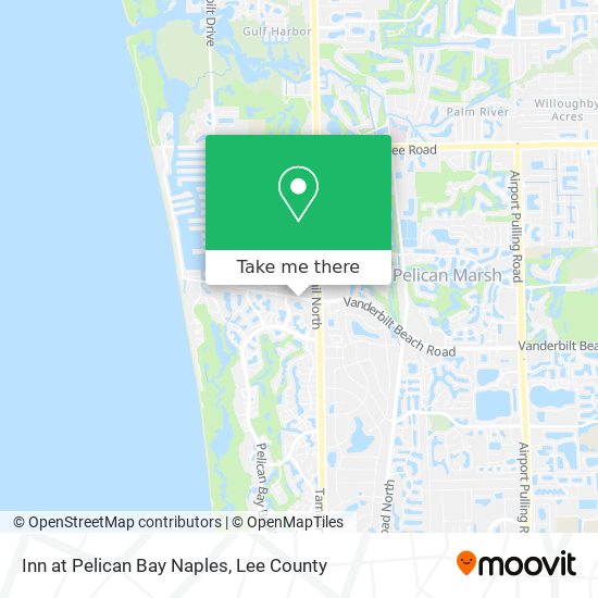 Mapa de Inn at Pelican Bay Naples