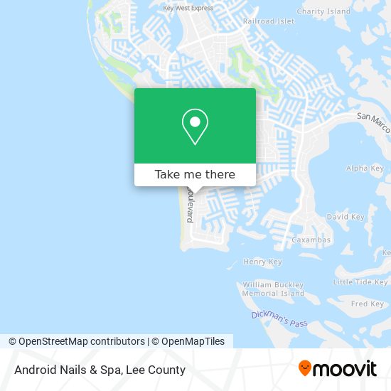 Android Nails & Spa map